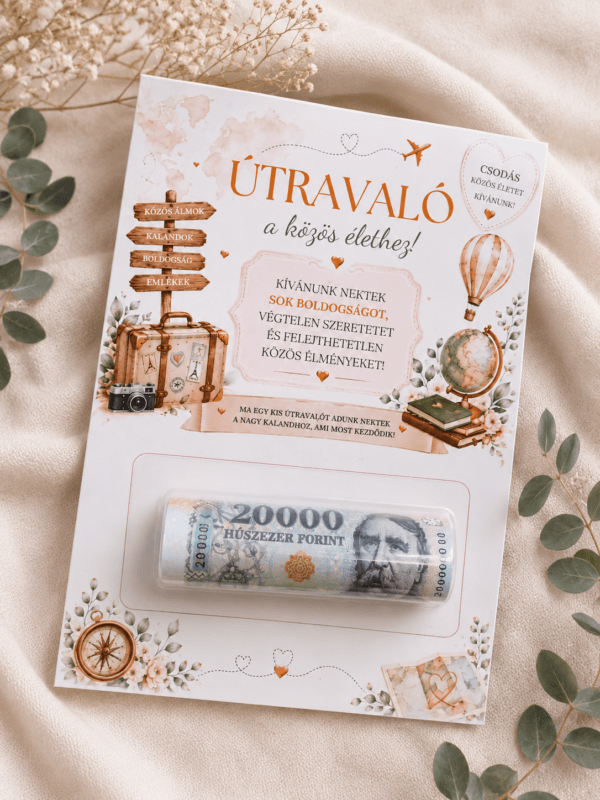 Útravaló a közös élethez – esküvői pénzátadó