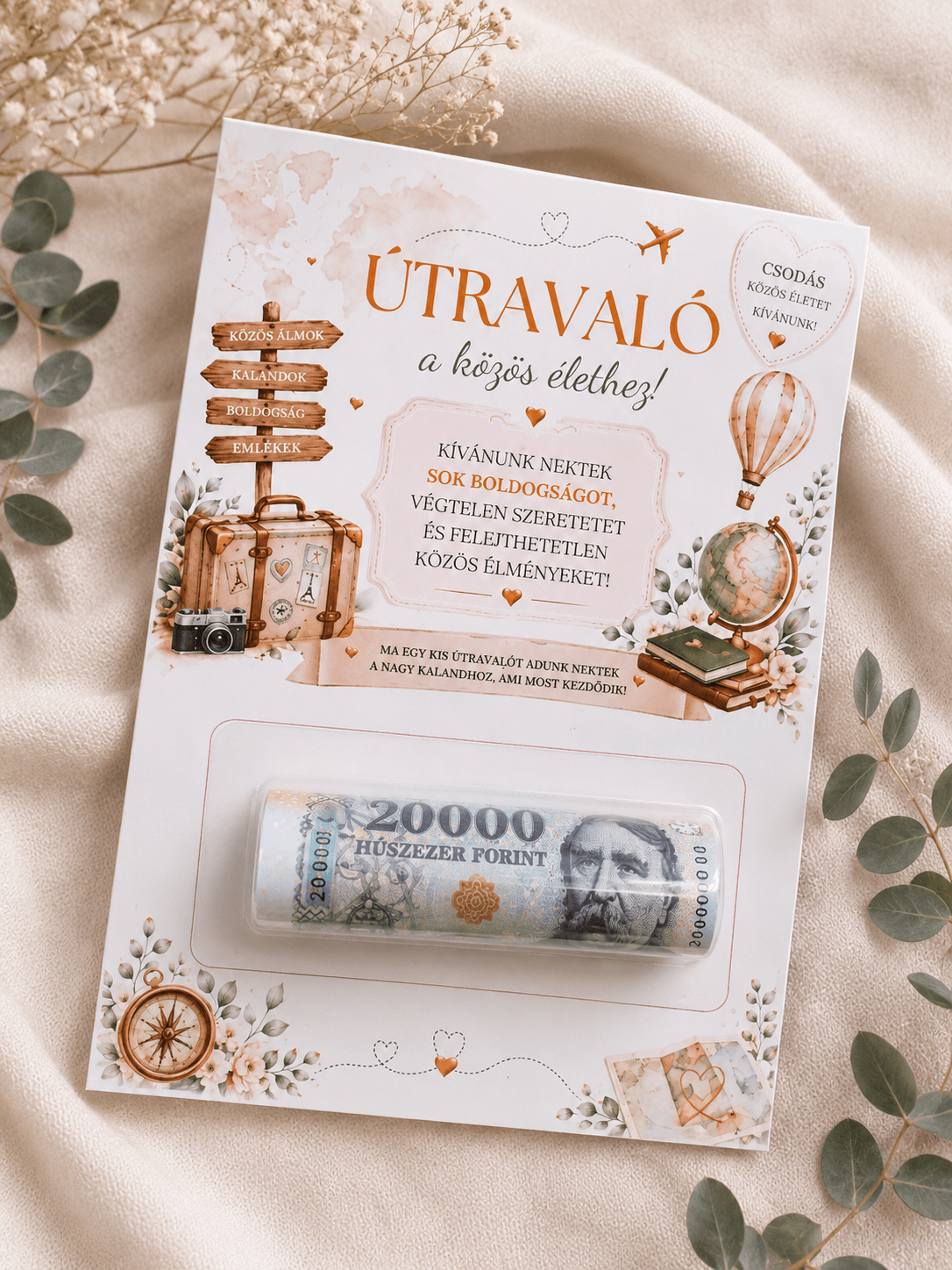 Útravaló a közös élethez – esküvői pénzátadó