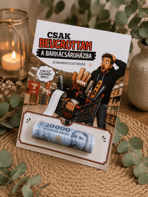 Barkács Bevásárló Alap – Vicces pénzátadó ezermestereknek
