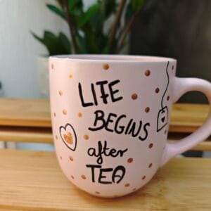 Life begins after tea – teás bögre 300 ml
