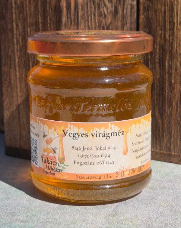 Vegyes virágméz 0,25 kg