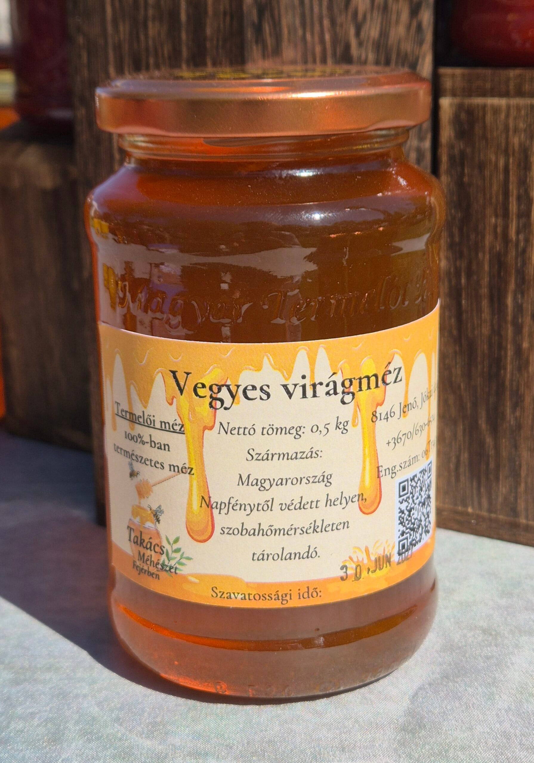 Vegyes virágméz 0,5 kg