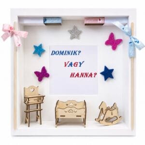 Gender Reveal Box-Babanemfelfedő box