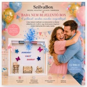 Gender Reveal Box-Babanemfelfedő box