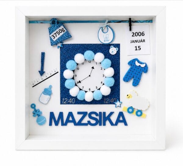 Személyre szabott baba emlék box