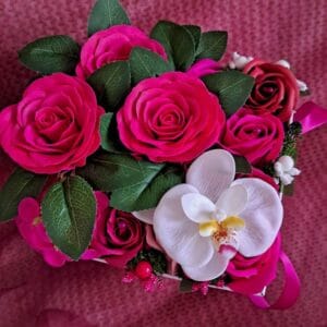 Magenta – szappanvirág doboz