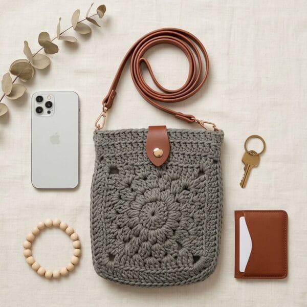 ZIBO Go horgolt crossbody táska
