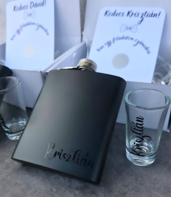 Férfi tanú felkérő box – Black