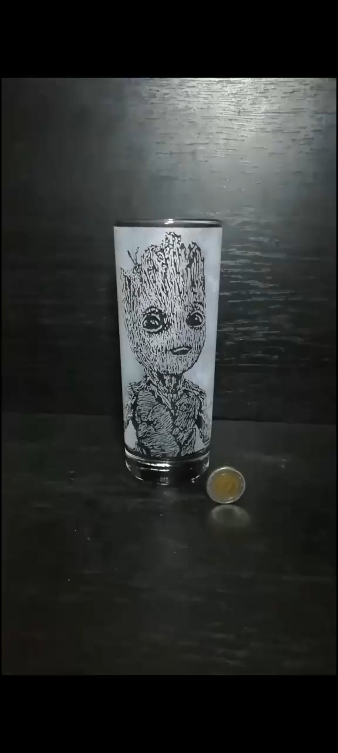 Groot mintás üveg pohár