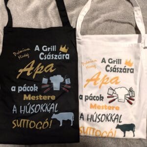Grill császára kötény