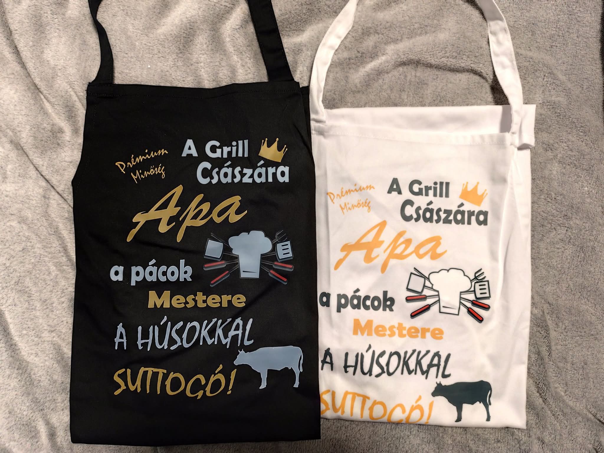 Grill császára kötény