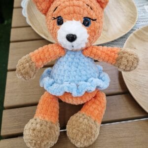 Roxy, a plüss róka – horgolt amigurumi