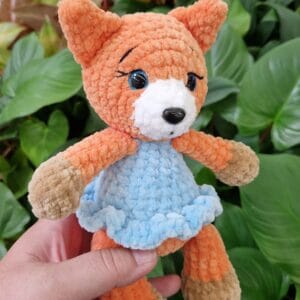 Roxy, a plüss róka – horgolt amigurumi