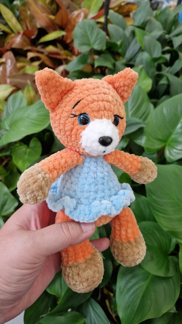 Roxy, a plüss róka – horgolt amigurumi