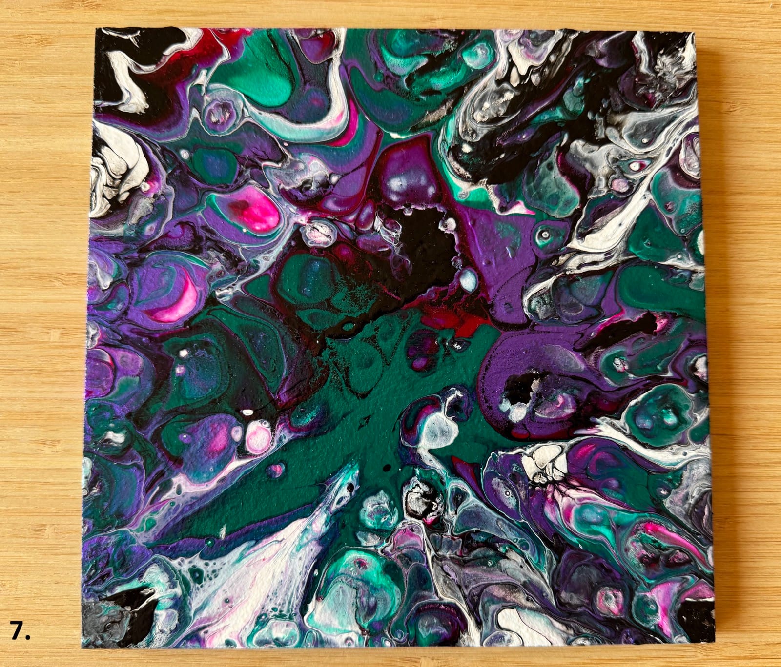 Fluid art festmény