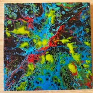 Fluid art festmény