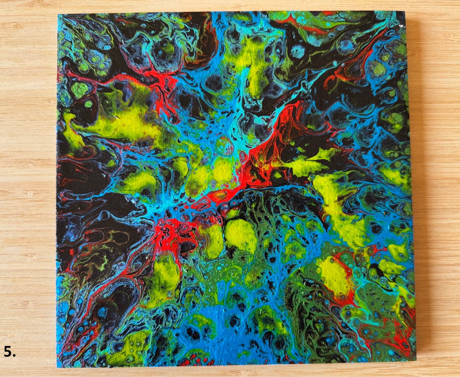 Fluid art festmény