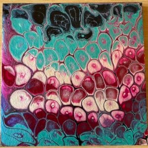 Fluid art festmény