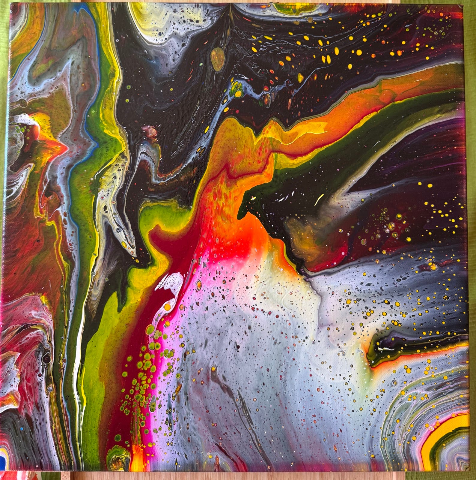 Fluid art festmény