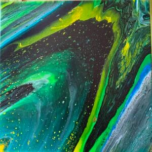 Fluid art festmény