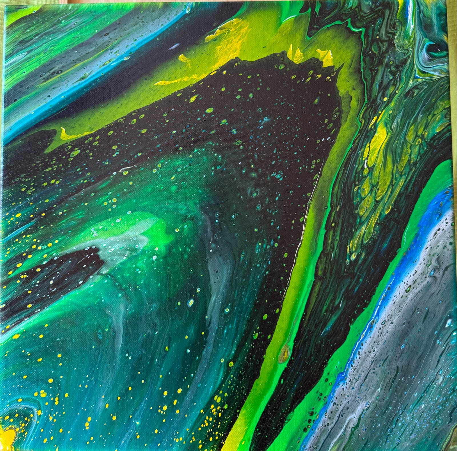 Fluid art festmény