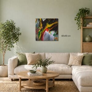 Fluid art festmény