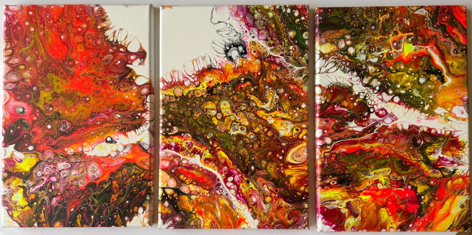 Fluid art festmény