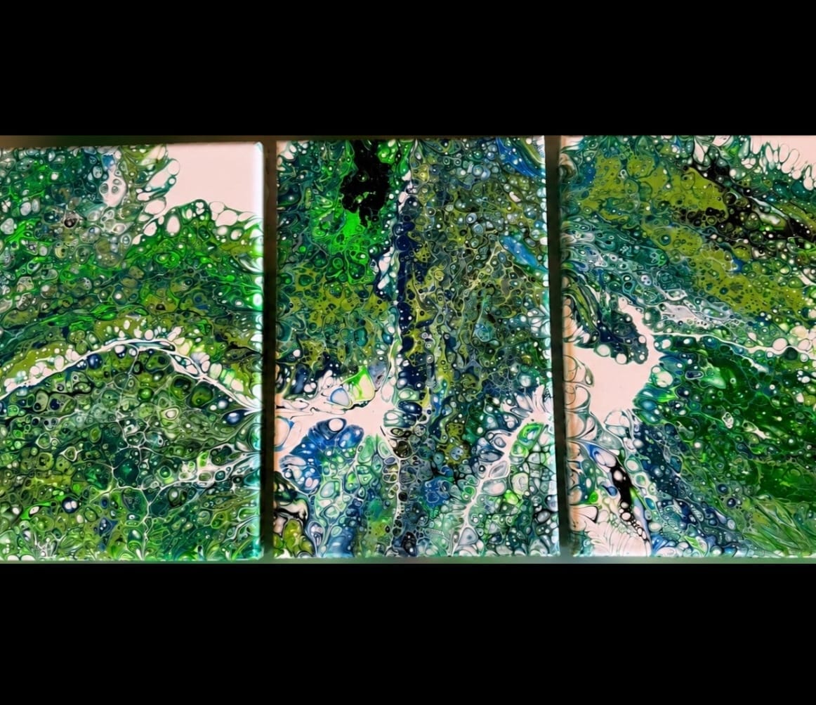 Fluid art festmény