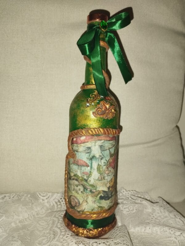 Vintage törpés üveg dîsz