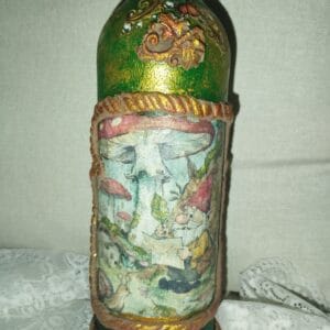 Vintage törpés üveg dîsz