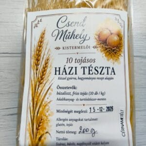10 tojásost házi tészta/Cérnametélt