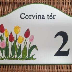 Illusztrációs házszám A5 méretben