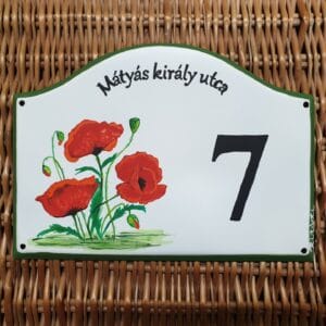 Illusztrációs házszám A5 méretben