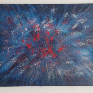 Szabad vagyok- 50×70 cm feszített vászon akril festmény