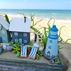 Coastal scene asztaldísz