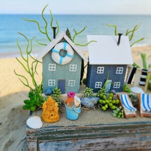 Coastal scene asztaldísz