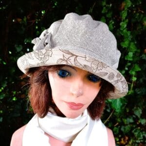 DETTI – vintage nyári kalap / kombinált