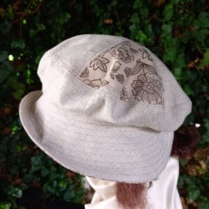 DETTI – vintage nyári kalap / kombinált