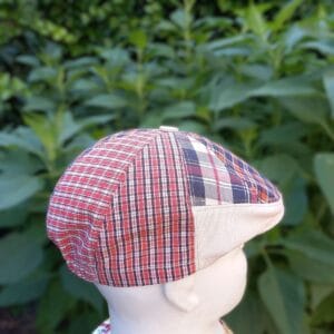Design golf sapka / férfi- gyermek / nyári / piros- drapp tónusú