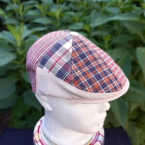 Design golf sapka / férfi- gyermek / nyári / piros- drapp tónusú