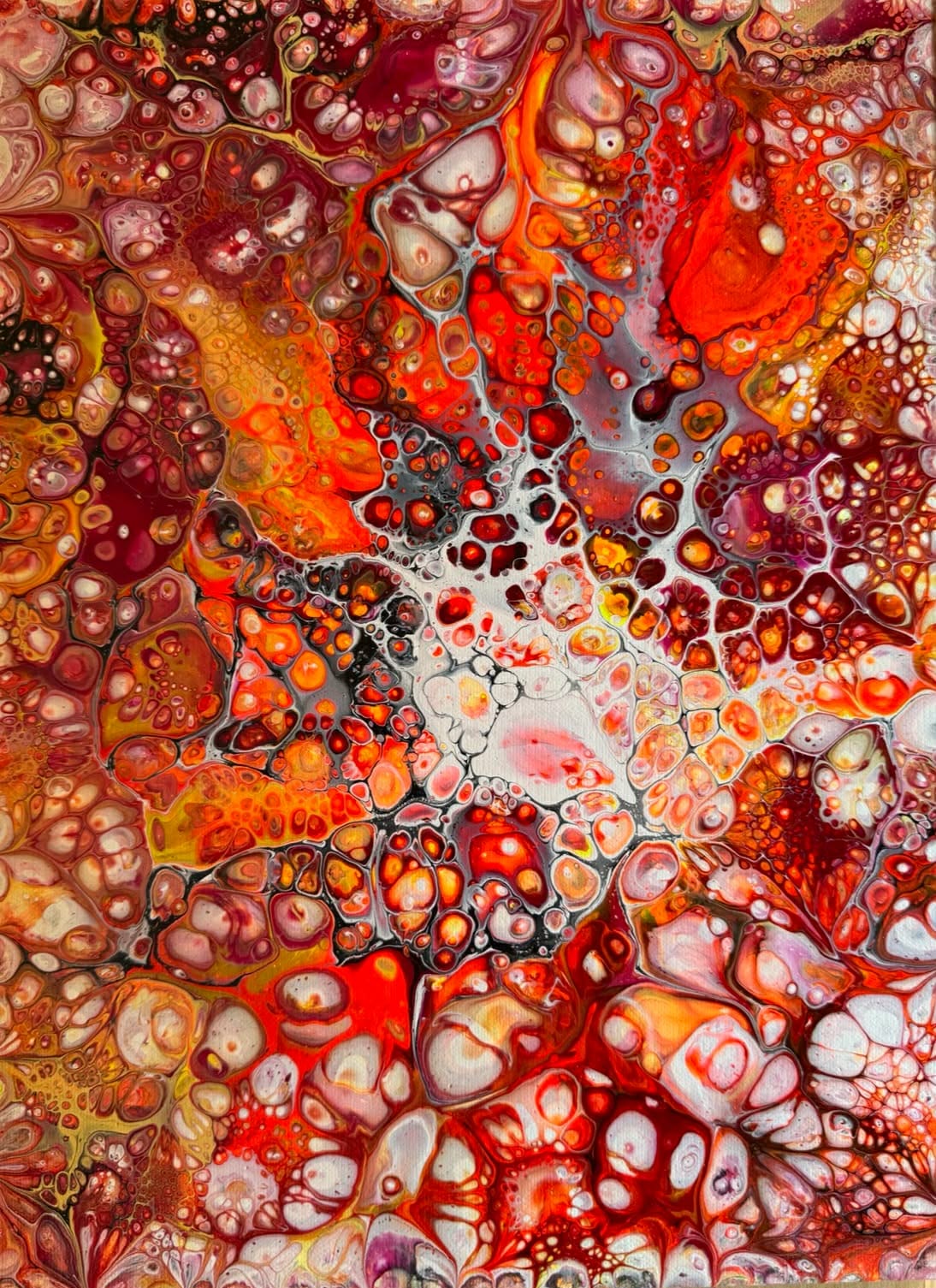 Fluid art festmény