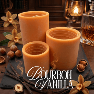 Spirálgyertya, Bourbon Vanilla – kicsi