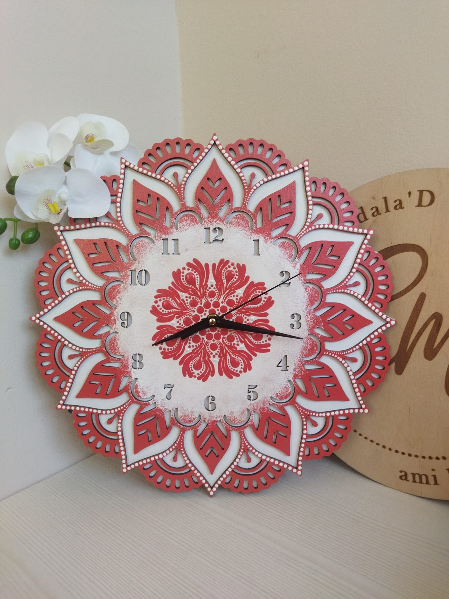 Mandala óra (dupla rétegű)