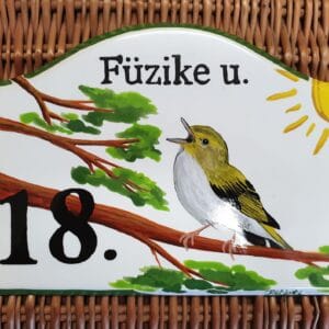 Illusztrációs házszám A4 méretben