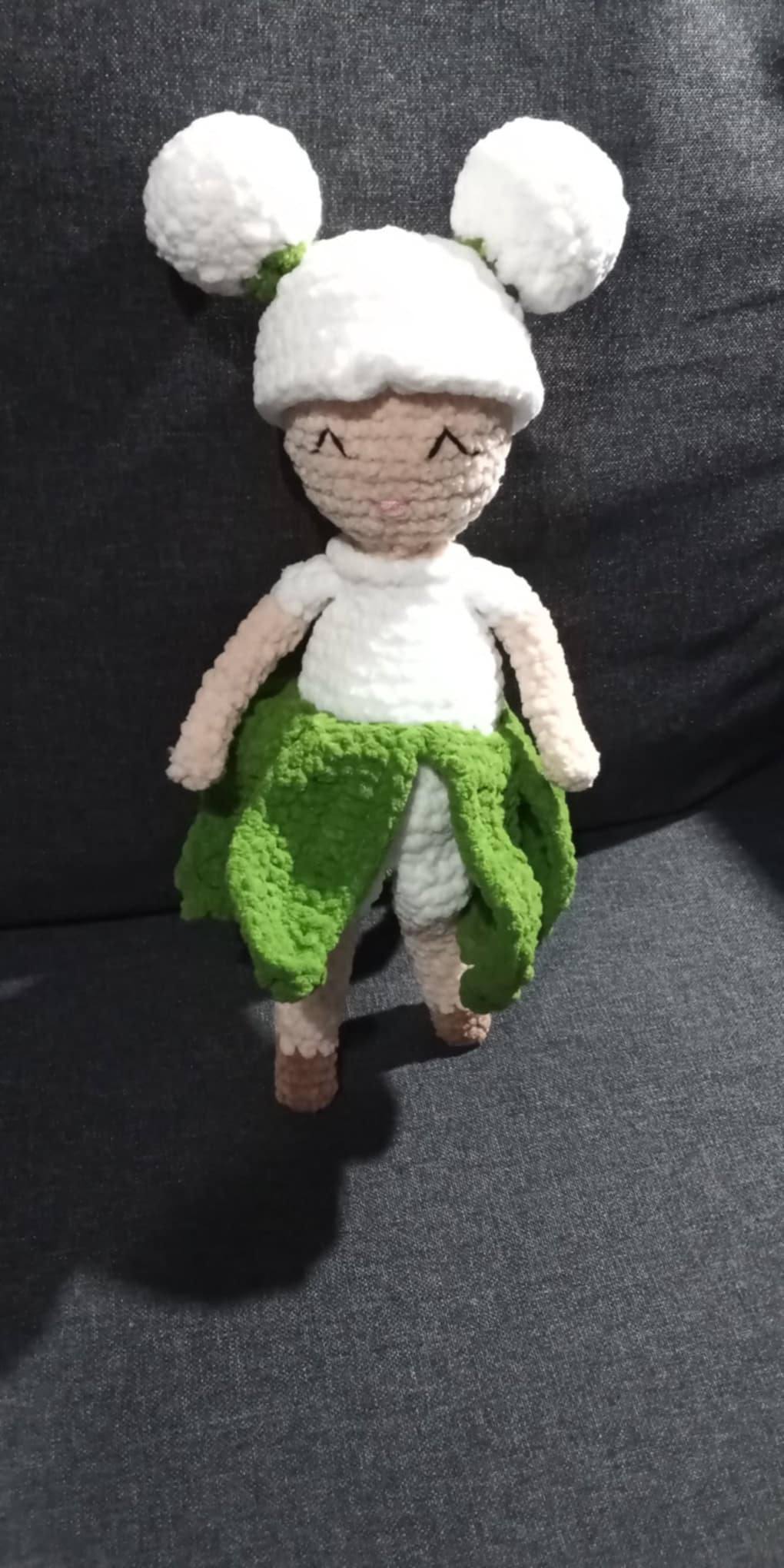 Plüss Karola horgolt amigurumi