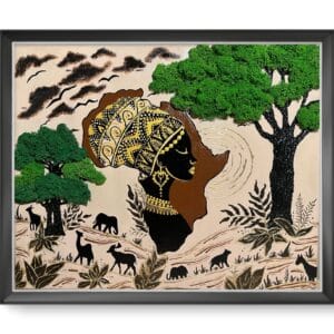 Vászonkép-Aranyföld Afrika