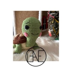 Leó a teknős amigurumi