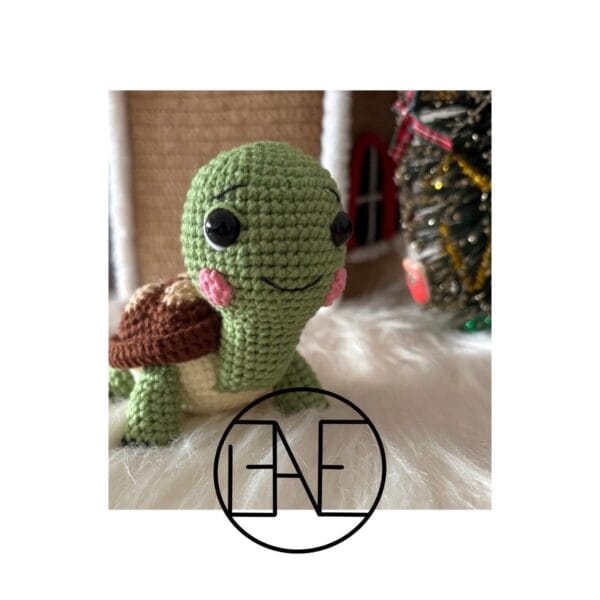 Leó a teknős amigurumi