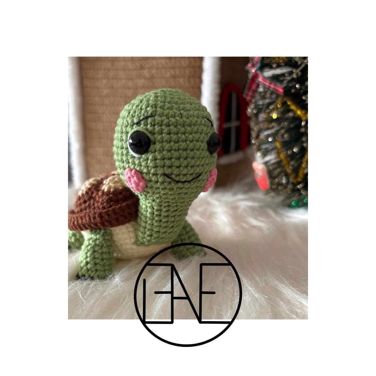 Leó a teknős amigurumi