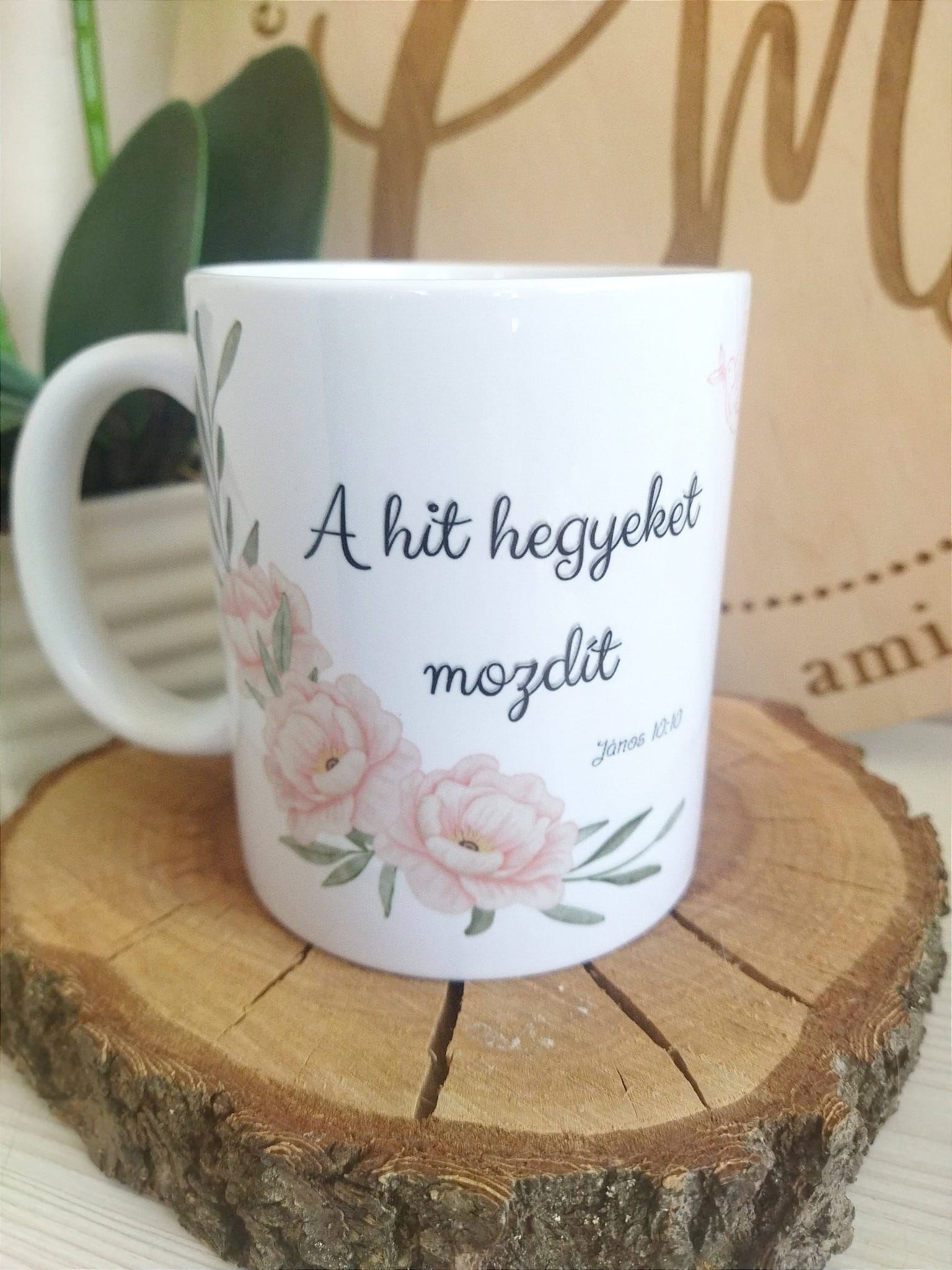 Bögre bibliai idézettel